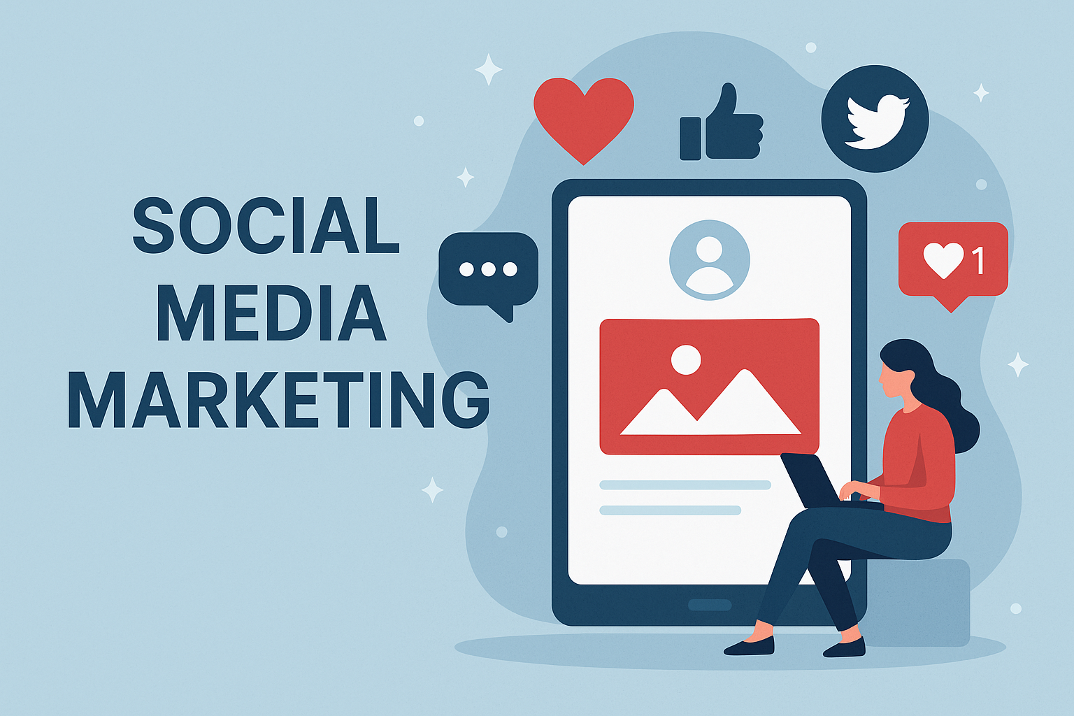 Social media marketing services by UpNest Digital agency in Faridabad
