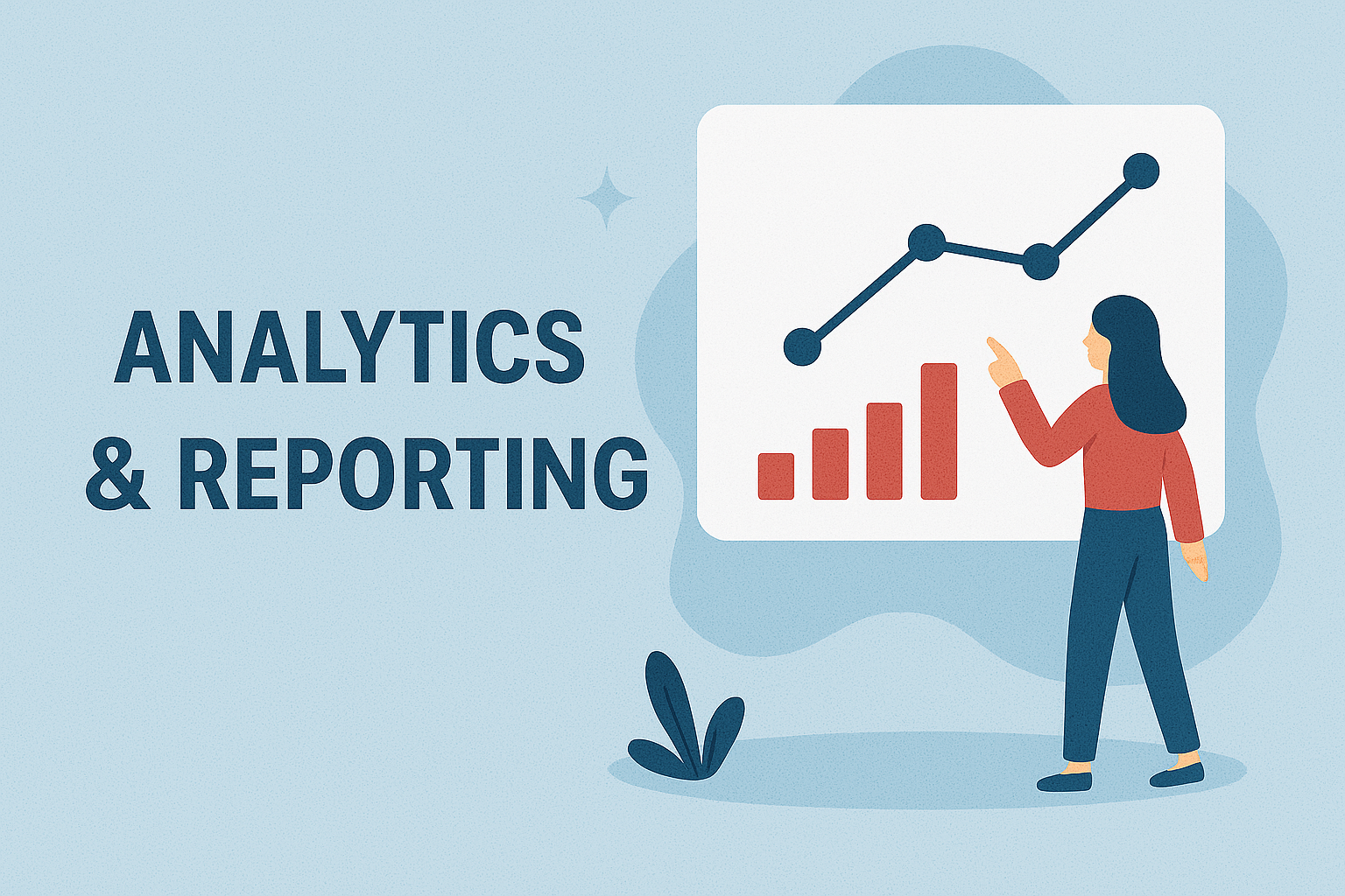 Analytics and reporting services by UpNest Digital, digital marketing agency in Faridabad