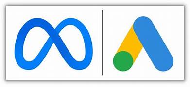 Meta ads and Google ads logo
